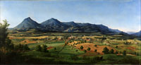 Painting by Edward Beyer, Town of Liberty, 1855